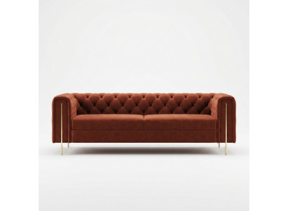 Dräi-Sëtz-Couch Polster Design Sofa Sëtz Sofas 3er Zëmmer Miwwelen Modern