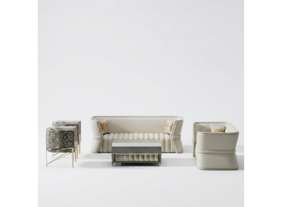 Sofagarnitur 3+2 Sëtzer Garnitur Couch Polster Sofa Garnituren Design Miwwelen