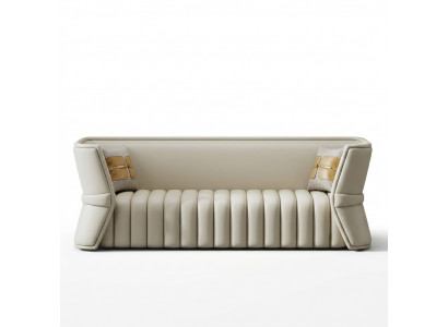 Sofa 3 Sëtzer Sëtz Wunnlandschaft Sofas Couchen Polster Dräisëtzer Luxus Miwwelen