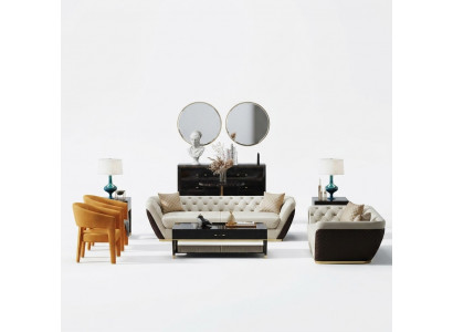 Sofagarnitur Garnituren Set Design Sofae Polster Canapéë 3 + 2 Plaz