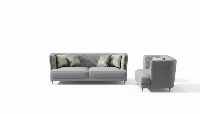 Grou Sofagarnitur 3+2 Sëtz Modern Polstergarnitur Wunnzëmmer Sofaen