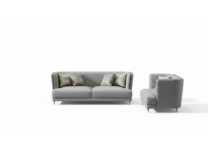 Grou Sofagarnitur 3+2 Sëtz Modern Polstergarnitur Wunnzëmmer Sofaen