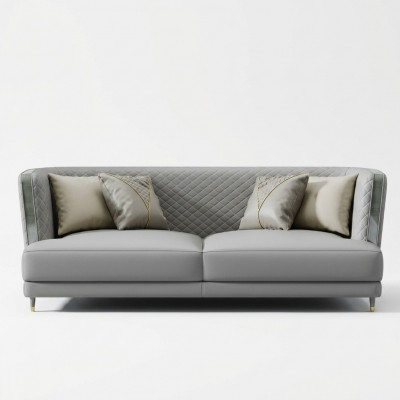 Däitschzëmmer Couch Polster Design Sofa Sëtz Deko Sofae Raum Miwwelen Modern