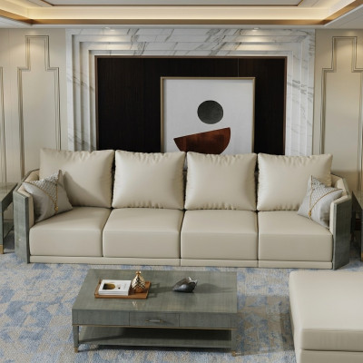 Sofa 4-Sëtzer Grouss XXL Couch Sofas Couchen Wunnzëmmer Design Grouss Couchen