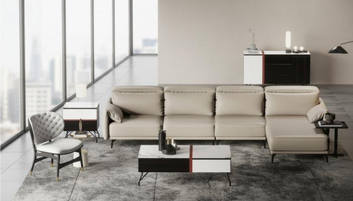 Designer Liederkaas Sofa Ecksofa Polster Eck Couche Sëtz Eck L Form Garnitur Sofa Nei