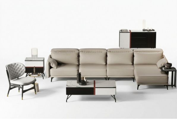 Designer Liederkaas Sofa Ecksofa Polster Eck Couche Sëtz Eck L Form Garnitur Sofa Nei