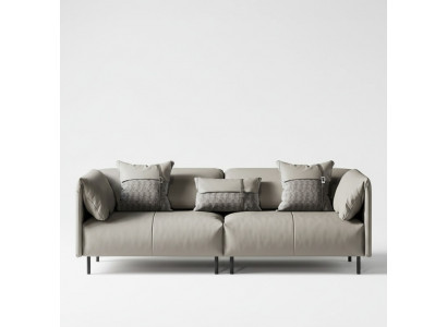 Italienesch Design Miwwelen Grouss xxl 3-Sëtzer Couch Lieder Canapé Luxus