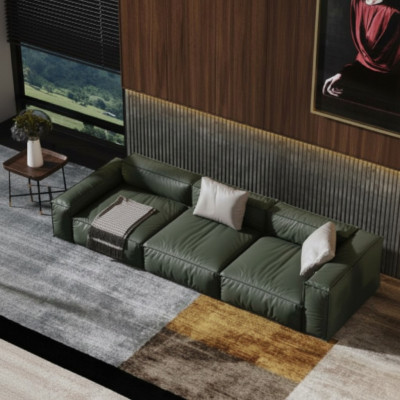 Sofa 4-Sëtzer Grouss XXL Couch Sofas Couchen Wunnzëmmer Design Véiersëtzer
