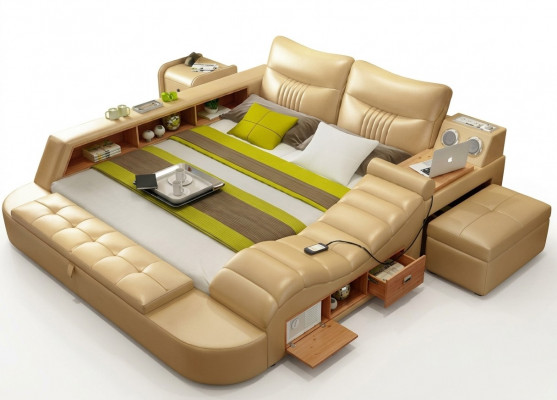 Bett Multifunktioun - Tresor - Wärm Léng USB Sound Hotel Better Lieder