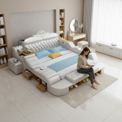 Doppel Luxus Design Hotel Lieder Bett Modern Polster Better Multifunktionell