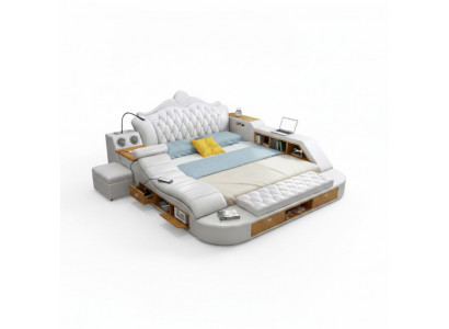 Duebel Luxus Design Bett Polster Better 180x200 Multifunktion Lieder Chesterfield
