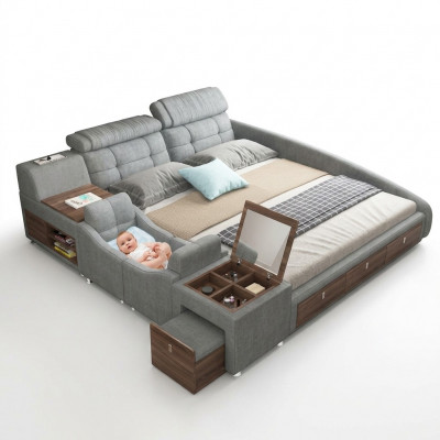 Lieder Bett Better Polster Duebel Multifunktioun 180x200 Lieder Bettrahmen Design