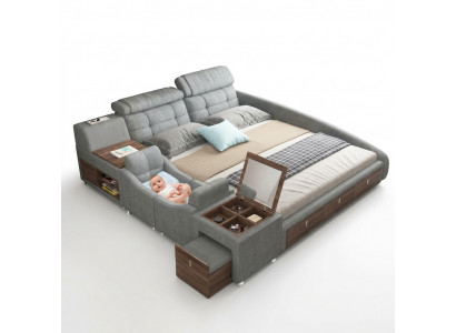Lieder Bett Better Polster Duebel Multifunktioun 180x200 Lieder Bettrahmen Design