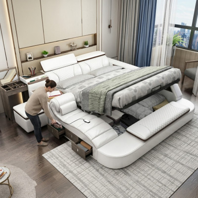 Multifunktiouns-Bett Bluetooth-Boxen Luxusdesign Liederbetter