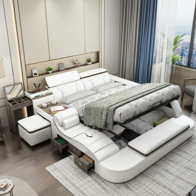 Multifunktiouns-Bett Bluetooth-Boxen Luxusdesign Liederbetter