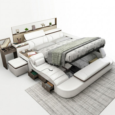 Multifunktiouns-Bett Bluetooth-Boxen Luxusdesign Liederbetter