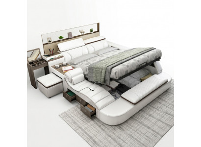 Multifunktiouns-Bett Bluetooth-Boxen Luxusdesign Liederbetter