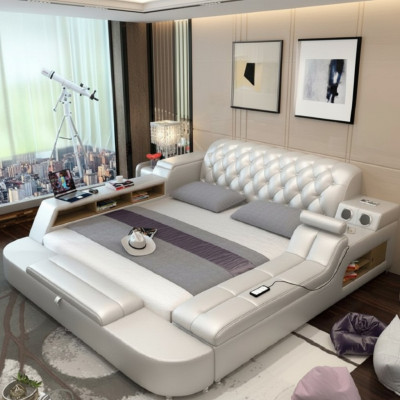 Design-Bett Grouss Better Lieder Hotel Polster 180x200 Multifunktion Regal
