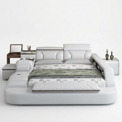 Luxus Bett Bett Lieder Better 180x200 Multifunktion Schlofzëmmer Lee Regaler