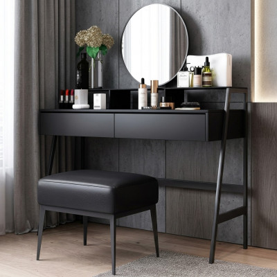 Designer Konsol Schminktisch Kosmetik Dësch Spigel Kommod.