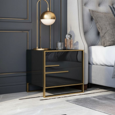 Nuecht Dësch Konsole Säitentisch Schlof Holz Design Zëmmer Dëscher Konsolen