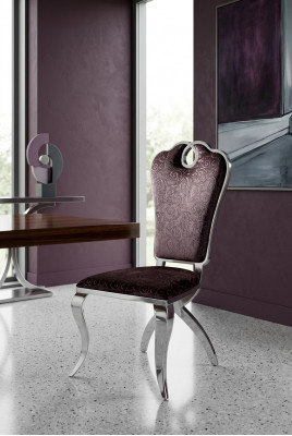 Këssen Luxus Still Esszëmmer Lehnstill Design Textil Still Kënschtleeder