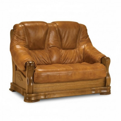 Sofas 2 Sëtzer Designer Duebelsëtzer Ledersofa Wunnzëmmer Couchen Polstersofa