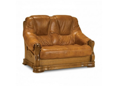 Sofas 2 Sëtzer Designer Duebelsëtzer Ledersofa Wunnzëmmer Couchen Polstersofa