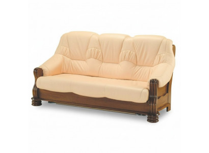 Sofa Luxus 3 Sëtzer Canapé Polster Holz Lieder Canapéssëtz Dräisëtzer Canapëen