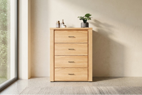 Kommode Massivholz Kommoden Buffetkommode Holz Miwwel Nei Beige Anrichte
