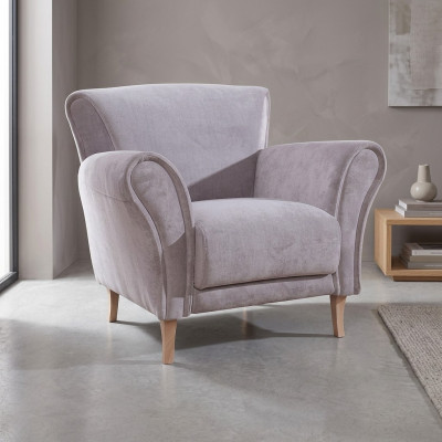 Fauteuil Still Samt Lila Entspanen Lounge Fauteuil Mëll Wunnzëmmer Fernseh Canapé Canapé