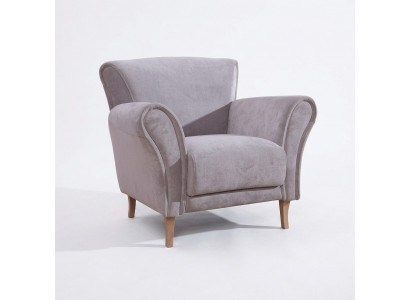 Fauteuil Still Samt Lila Entspanen Lounge Fauteuil Mëll Wunnzëmmer Fernseh Canapé Canapé