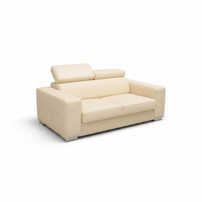 Zwee-Sëtzer Sofa Nei Modern Sofa Beige 2 Sëtzer Couchen Sofas Miwwelen Lounge Holz