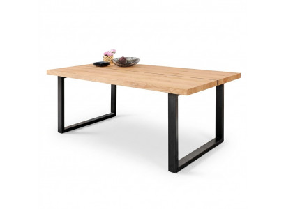 Dësch Loft Miwwelen Holz Iessdësch 160x90cm Iessdëscher Dëscher Modernen Design Nei