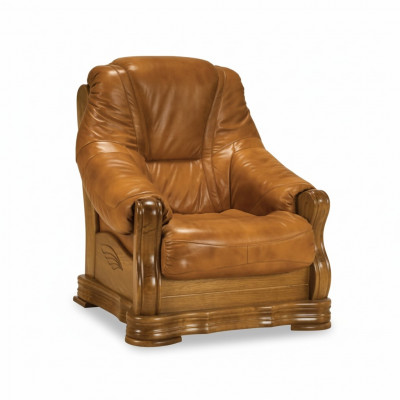 Fauteuil Fernseesender Holz Fauteuil Echt Lieder Gepolsterten Sëtz Lounge Club Miwwelen Neu