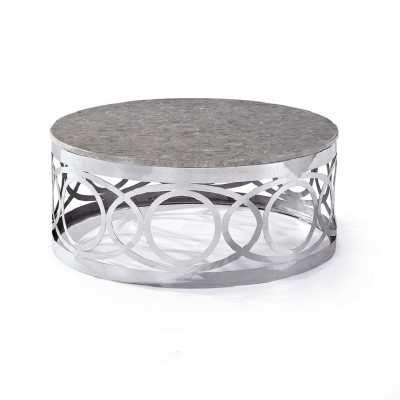 Ronne Luxus Designer Couchtisch Sofa Stuff Dësch Bäistell Edelstol