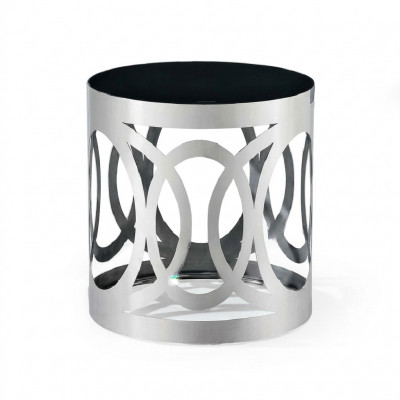 Niewendësch Ronn Dësch Canapé Dësch Sofa Metall Wunnzëmmer Ronn