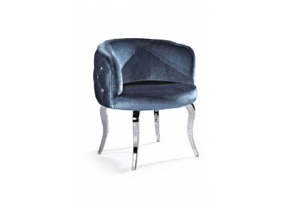 Design Stull Textilstoff Iesszëmmer Edelstol Fauteuil Stull Lounge-Sëtzer