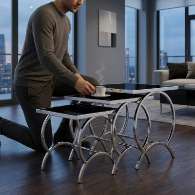 Couchtisch Dëscher Designer Beistelltësch Edelstol modern Dësch Couchtischen Nei