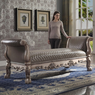 Hocker Canapé Pouf Këssen Bäistellhocker Fousshocker Ottoman Sëtzbank Barock Nei