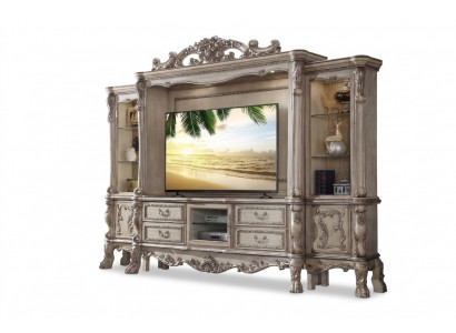 Wunnwand Wunnzëmmer Set Vitrine Schaf Regal Set Wunnwänn Regal Fernsehwand
