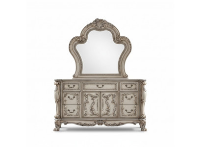 Anrichte Sëlwer Barock Holz Stil klassesch Italienesch Miwwelen Design Kommode Nei