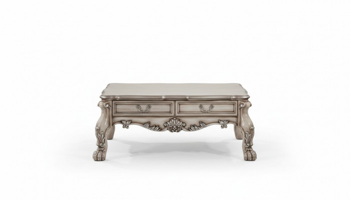 Couchtisch Tisch Sofa Dëscher Bäistelltisch Wunnzëmmer Design Beige Holz Barock