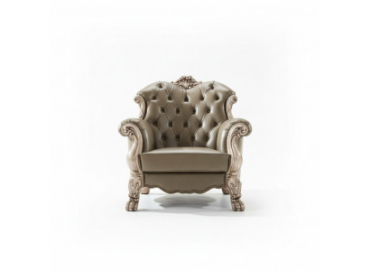 Barock Sëtzfauteuil Einsitzer Gepolstert Sofa Canapé Televisiouns-Couchen Design Wunnzëmmer Nei
