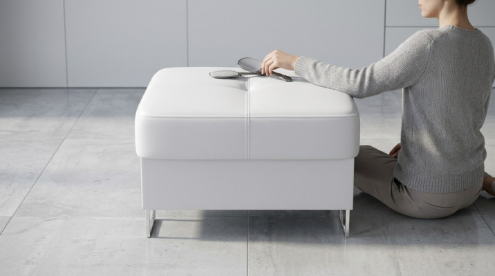 Osmane Pouf Stoff Textil Osmane Design Sëtzbank Fousschnäpp Lounge Schnäpp Club