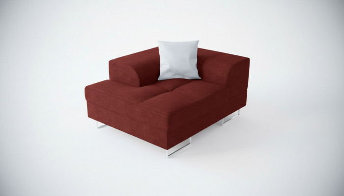 Fotell Design Canapé Sofa Relax Textil Lounge Club Polster Sëtzer Luxus Fernseher