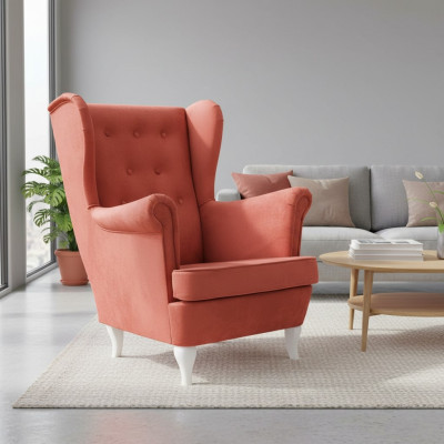 Fotell Polster Sëtz Design Canapé Sofa Relax Stoff Lounge Luxus Fernseh Club