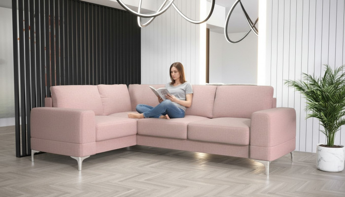 Wunnzëmmer Canapé L-Form Miwwelen Modern Luxus Ecks Canapé Couch Polsterung Couchen Nei