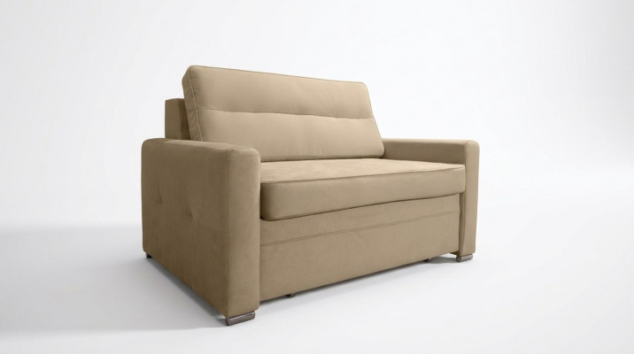 Design Couch Stoff Chesterfield Fauteuil 1.5 Sëtzer Polstersofa Lounge Club