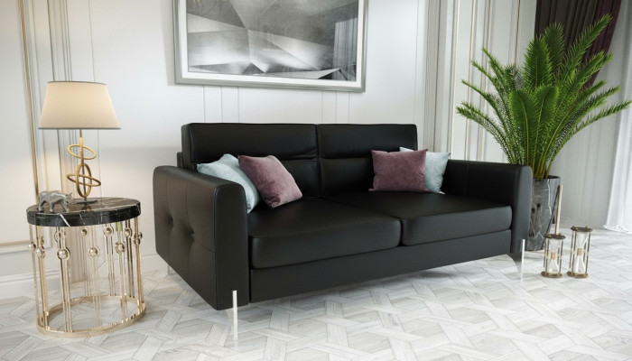 Sofaen Canapéë Elegant Design Luxus Samt Stoff Sofa Canapé Polsterung 2-Sëtzer